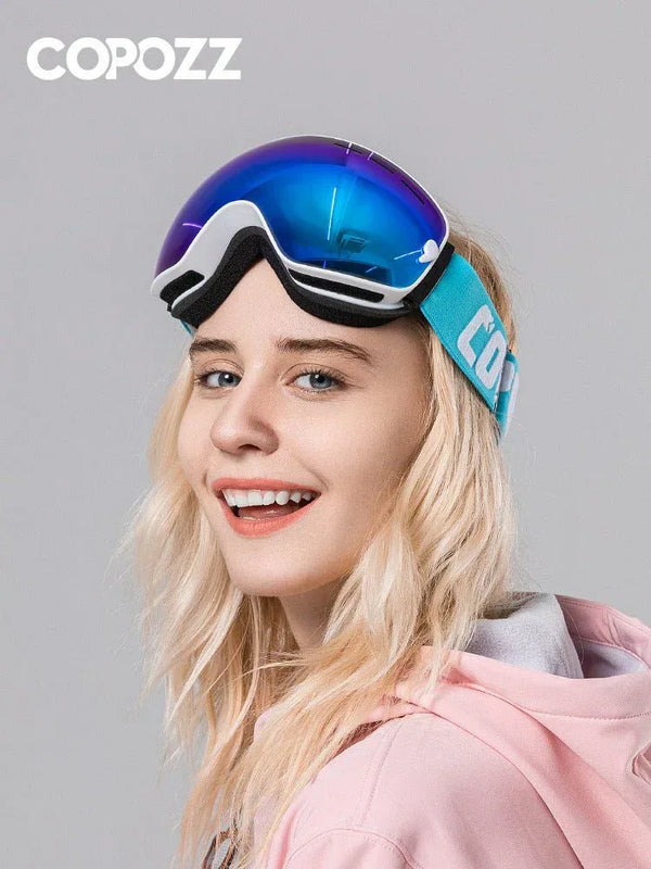 Ultimate Anti-Fog Ski Goggles for Winter Sports - Unisex & Large Spherical Fit