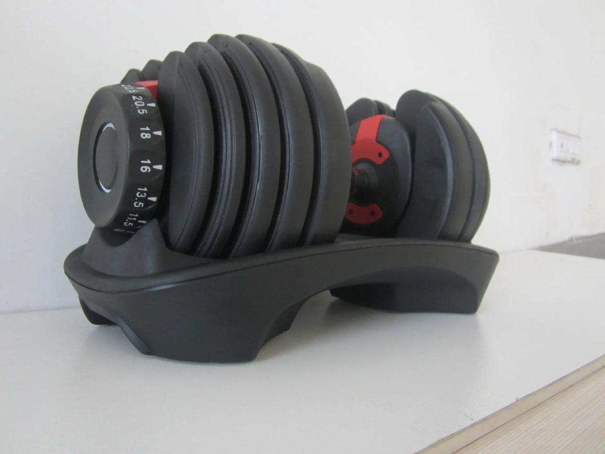 24KG Adjustable Dumbbell Gym Weight Lifting Dumbbell Home Fitness Equipment - Allen - Fitness