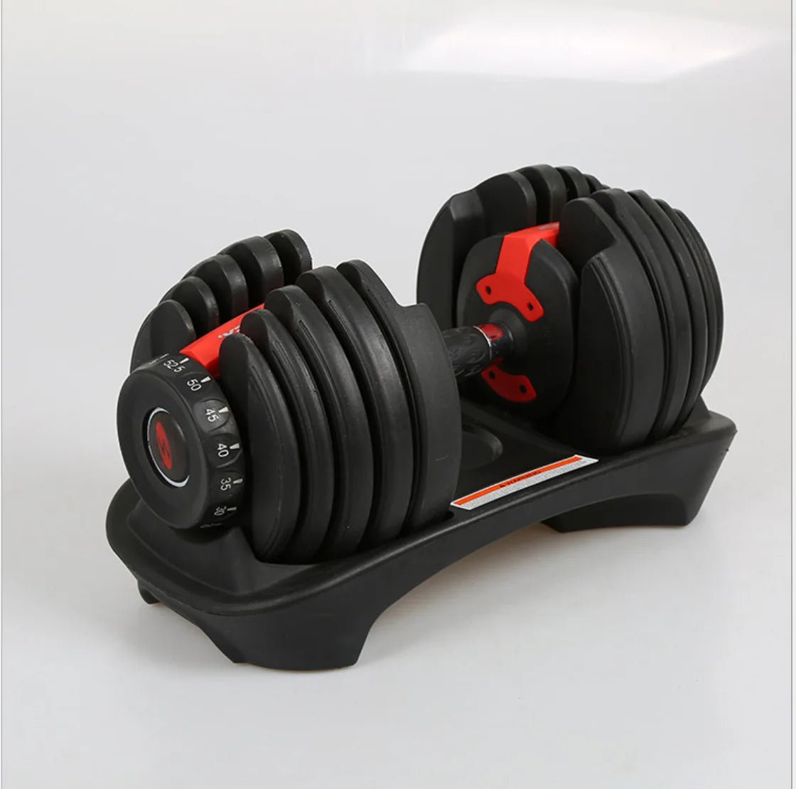 24KG Adjustable Dumbbell Gym Weight Lifting Dumbbell Home Fitness Equipment - Allen - Fitness