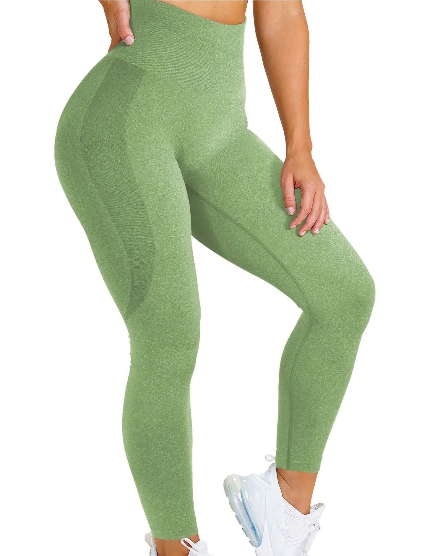 Brown Seamless Yoga Pants