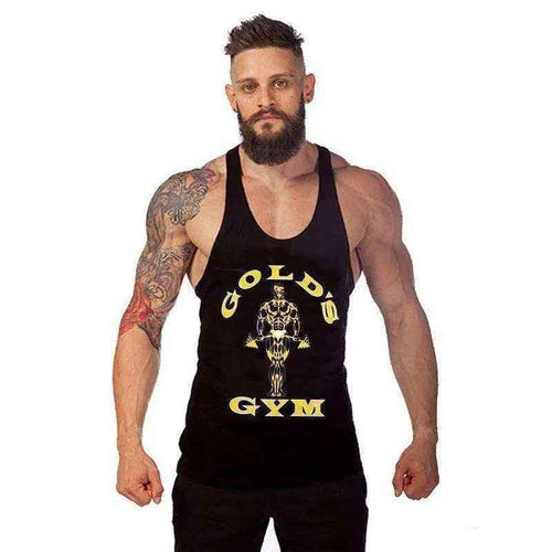 Men's 100% Cotton Gym Tank Top – Aesthetic Fit