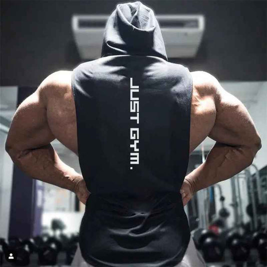 Gym Hoodies Tank Top for Men – Stylish & Comfortable Workout Shirt