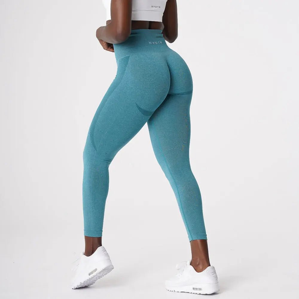 Gym Training High Waist Yoga Womens Leggings Fitness Tight Leggings Yoga Pants - Allen-Fitness