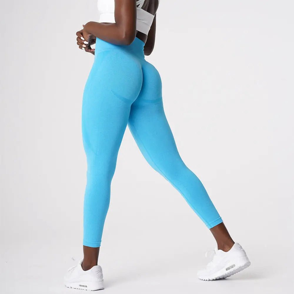 Gym Training High Waist Yoga Womens Leggings Fitness Tight Leggings Yoga Pants - Allen-Fitness