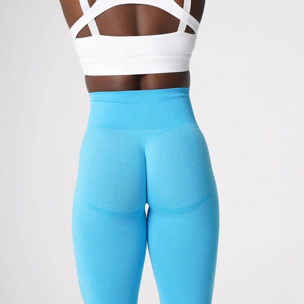 Gym Training High Waist Yoga Womens Leggings Fitness Tight Leggings Yoga Pants - Allen-Fitness