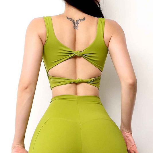 Women 2 piece sets sports bra and shorts set push up bra high impact pad top gym bra biker shorts for women
