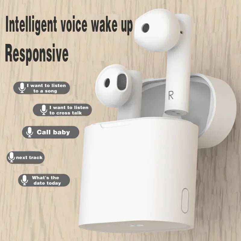 M6 Bluetooth Headset TWS True Wireless Binaural 5.0 Stereo Motion Intelligent Voice Anti-Noise