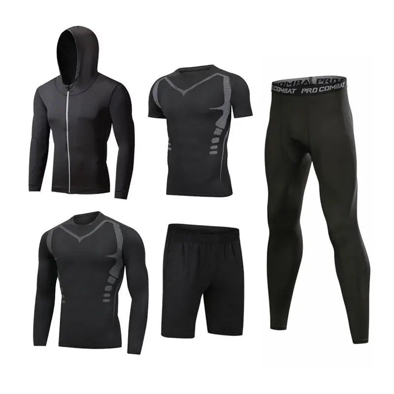 Ropa DeportivaCustom Sports Hoodie Mens Fit Gym Clothes Fitness Yoga Wear Outdoor Jogging Sportswear Set - Allen-Fitness