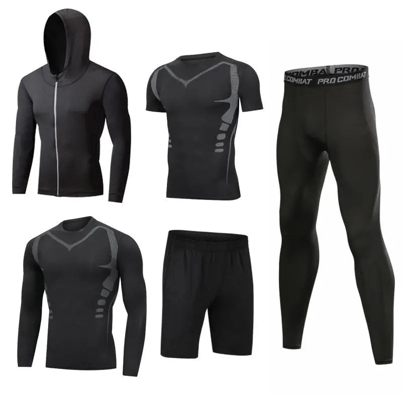 Ropa DeportivaCustom Sports Hoodie Mens Fit Gym Clothes Fitness Yoga Wear Outdoor Jogging Sportswear Set - Allen-Fitness