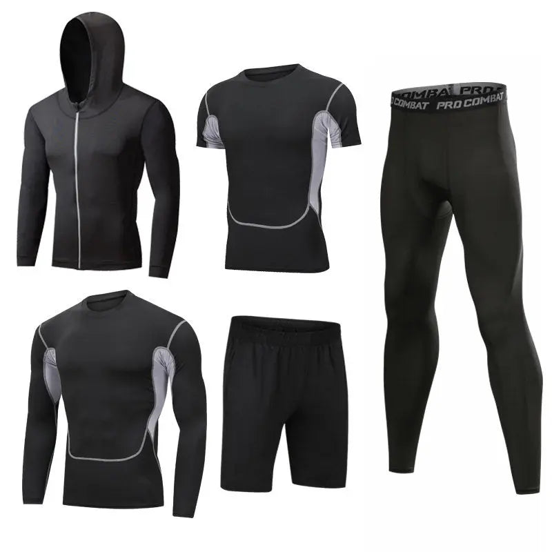 Ropa DeportivaCustom Sports Hoodie Mens Fit Gym Clothes Fitness Yoga Wear Outdoor Jogging Sportswear Set - Allen-Fitness