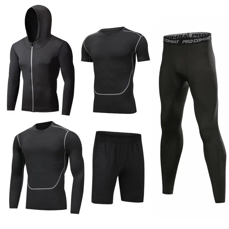 Ropa DeportivaCustom Sports Hoodie Mens Fit Gym Clothes Fitness Yoga Wear Outdoor Jogging Sportswear Set - Allen-Fitness