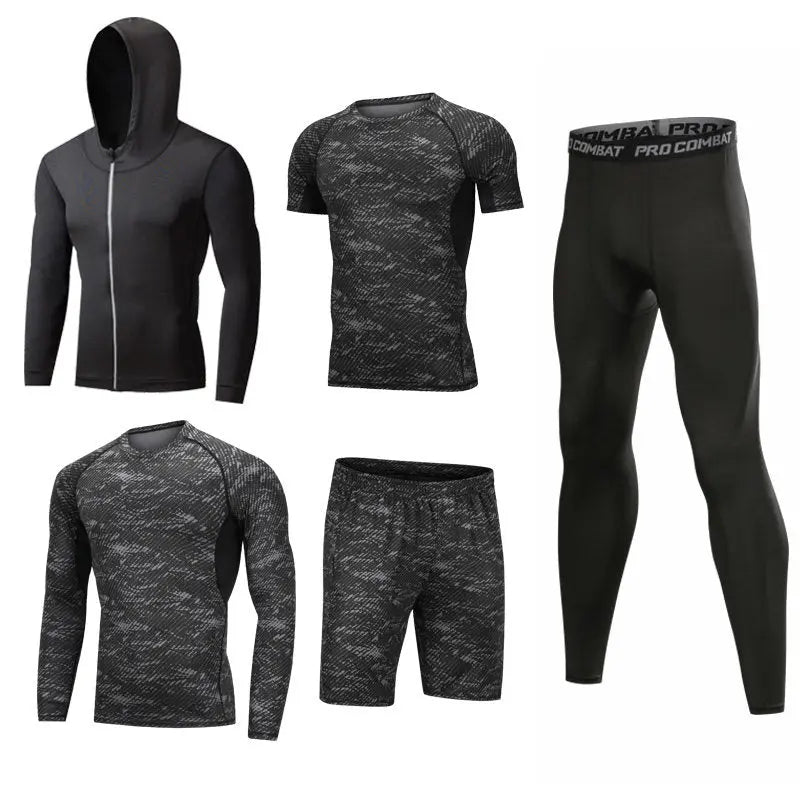 Ropa DeportivaCustom Sports Hoodie Mens Fit Gym Clothes Fitness Yoga Wear Outdoor Jogging Sportswear Set - Allen-Fitness
