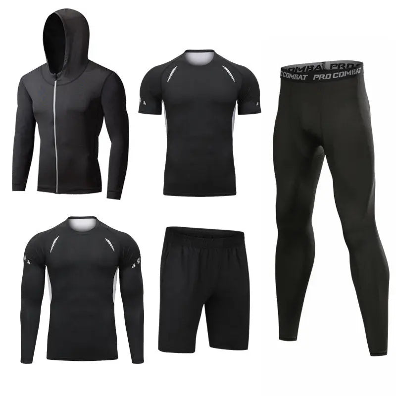 Ropa DeportivaCustom Sports Hoodie Mens Fit Gym Clothes Fitness Yoga Wear Outdoor Jogging Sportswear Set - Allen-Fitness