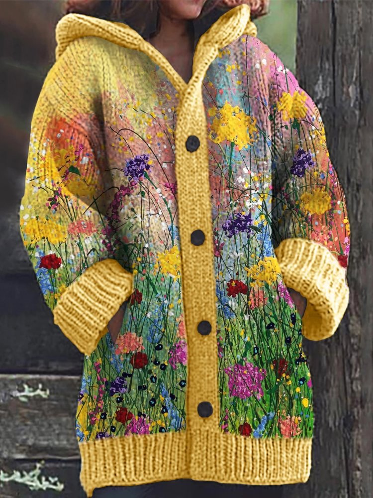 Animal Print 3D Effect Casual Hooded Cape Coat for Women in Sizes S to 5XL – Fun & Stylish.