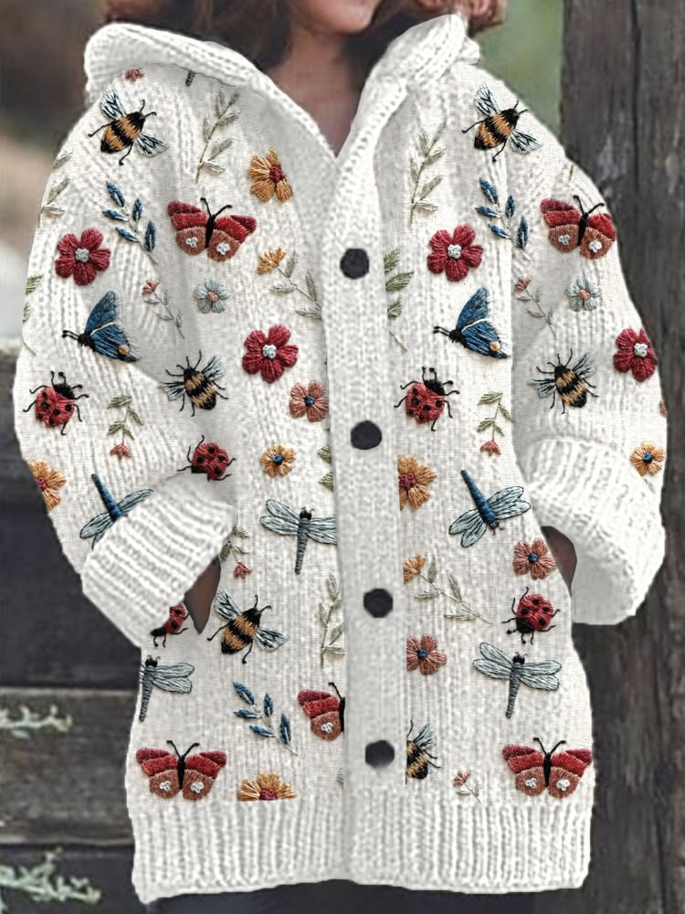 Animal Print 3D Effect Casual Hooded Cape Coat for Women in Sizes S to 5XL – Fun & Stylish.