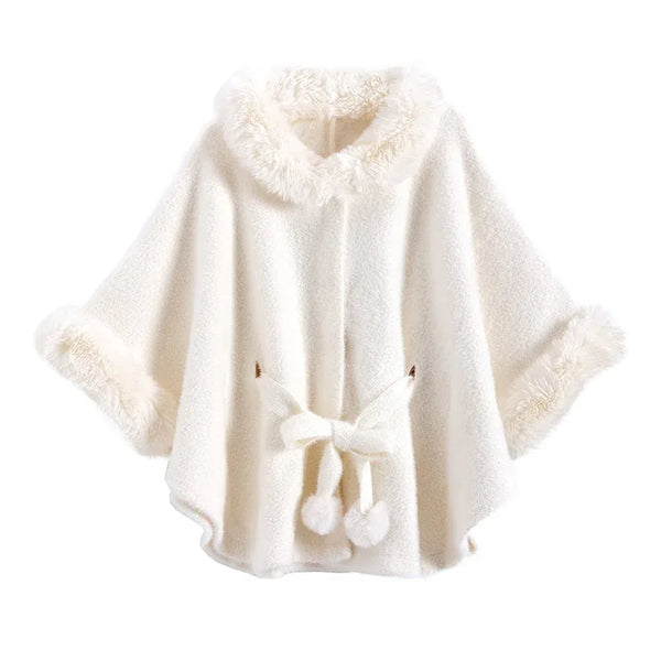 Big Fur Collar High-grade Artificial Mink Fur Belt Shawl
