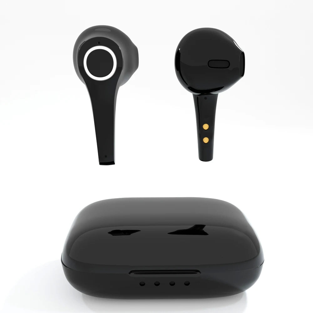 Bluetooth 5.0 Earbuds TWS Wireless Headset with Microphone, Type - C Charging, 4 - 5H Playtime - Allen - Fitness