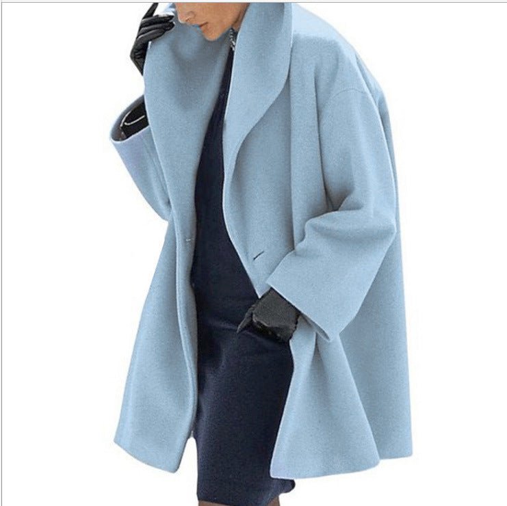 Fashionable Sweaters For Women - Multi-Color Round Neck Loose Sweater In Wool Blend, Sizes S-5XL.