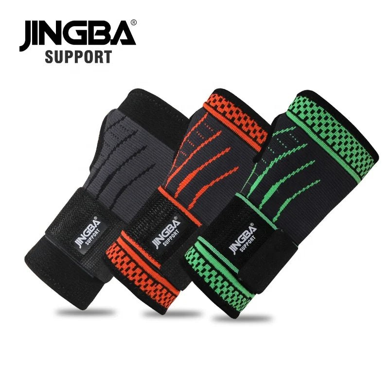 JINGBA Elastic Sleeve Nylon Bandage Support Hand Wraps For Weightlifting - Allen - Fitness