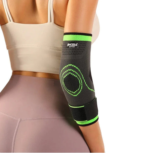 JINGBA Tennis Elbow Compression Support Sleeve Brace for Workout Arm Support - Allen-Fitness