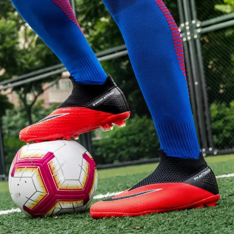 Men Sports Shoes High Quality Soccer Shoes FG Type Professional Training Football Shoes Soccer Boots for Men - Allen - Fitness