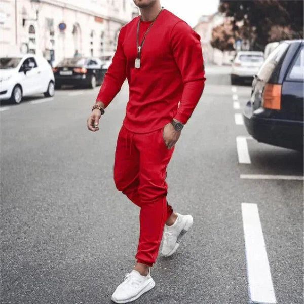 Men's Tracksuit Jogger Set - 2 Piece Set with Customization Options for Gym, Running & Leisure