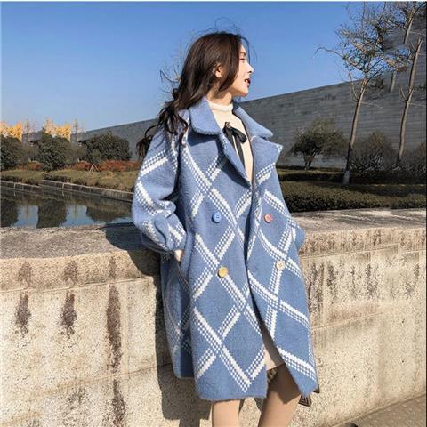 Women's Faux Mink Coat - Mid-Length, Soft Polyester, Available in 4 Colors, Sizes S-3XL.