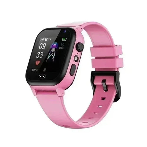 NNEOBA Child Safety Smart Watch Pink with GPS Tracking, SOS Alert, and HD Video Calling