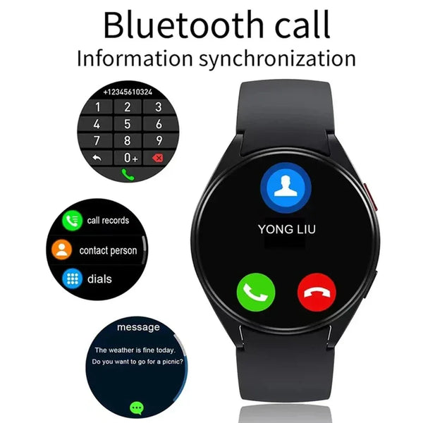 NNEOBA Smart Watch Health Monitor Black - 1.32" HD Display, Bluetooth Calling, Multi-Sport Tracking