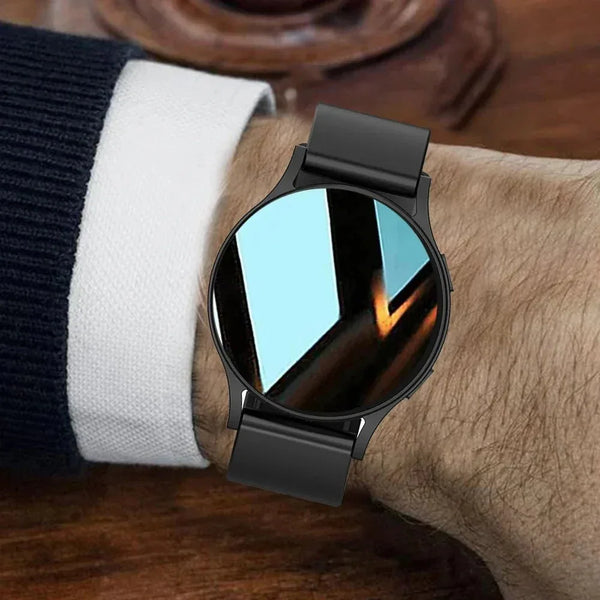NNEOBA Smart Watch Health Monitor Black - 1.32" HD Display, Bluetooth Calling, Multi-Sport Tracking - Allen-Fitness