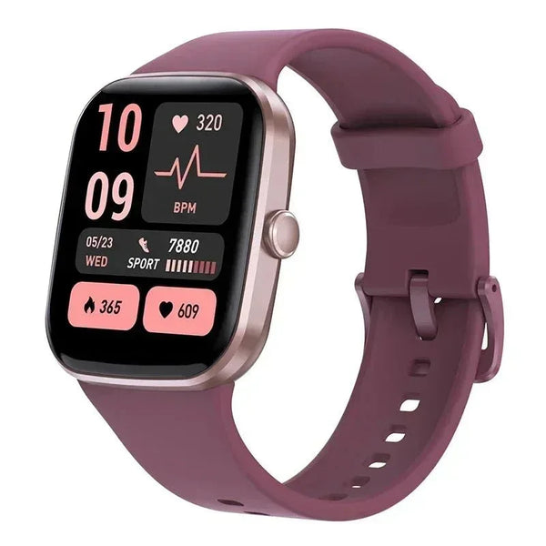 NNEOBA 1.96" Waterproof Fitness Smartwatch with Bluetooth Calling, Health Monitoring & 100+ Sports Modes