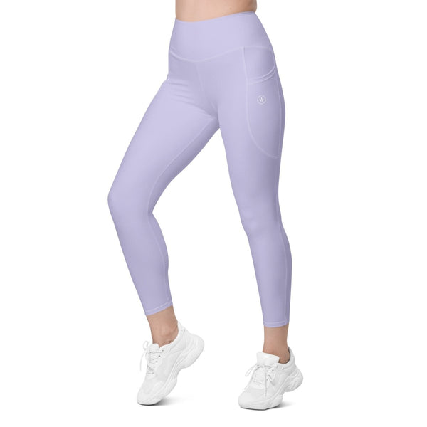 PHIA Lavender Pocket Leggings | High-Waisted Compression | UPF 50+ | 2XS–6XL
