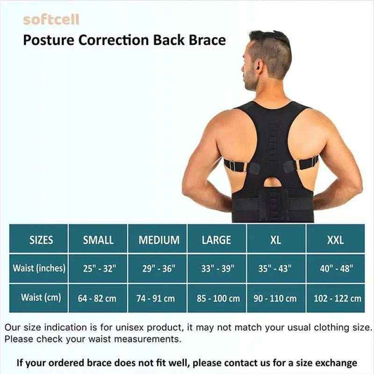 Posture Corrector Back Support Belt for Men and Women - Alleviate Pain & Improve Alignment