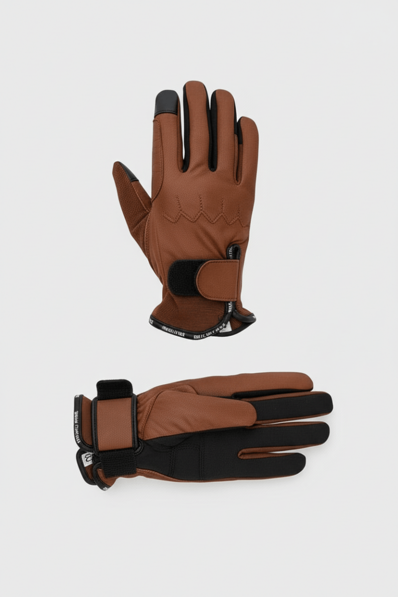 Prestige Tannery Equestrian Riding Gloves – Handcrafted Leather, Reinforced Grip & Ventilated Comfort - Allen - Fitness