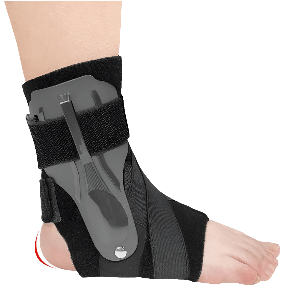 Professional Adjustable Ankle Stabilizer With Auxiliary Fixing Belt for Pain Relief Support - Allen - Fitness