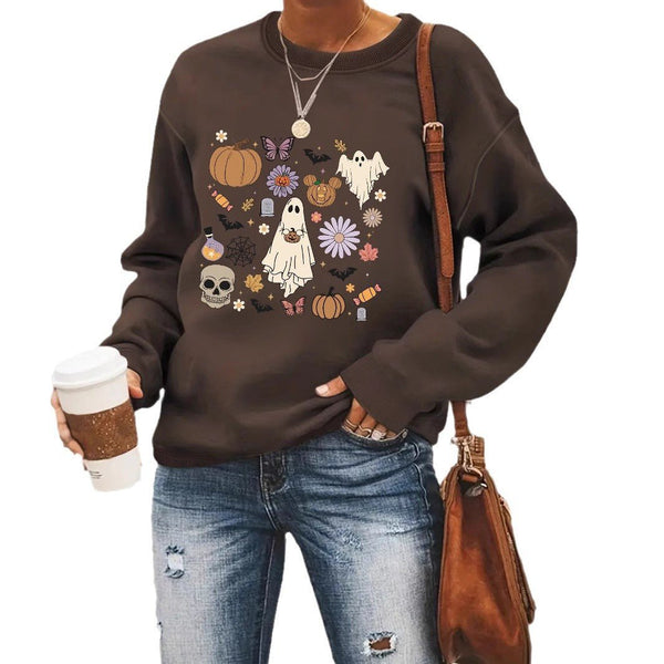 Round neck sweatshirt sports sweatshirt - Premium Fitness & Activewear for Men & Women|UK