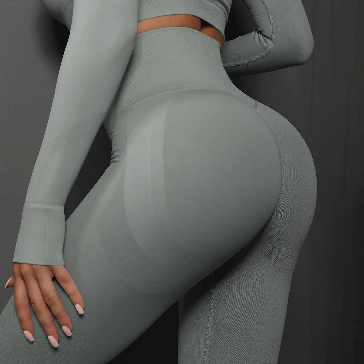 Seamless Fitness Wear Gym Leggings Women Tights Sports Clothing Yoga Pants - Allen - Fitness