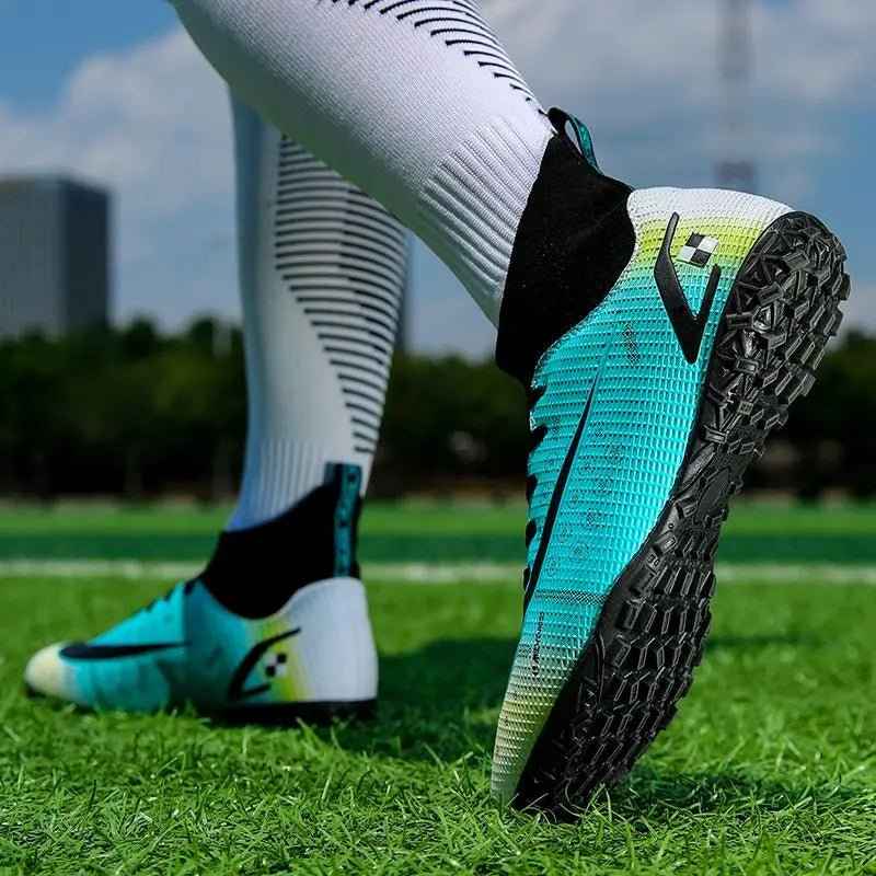 Soccer Shoes From Turkey Original Boots Footsal Football Artificial Leather Four Seasone Futsal Different Color