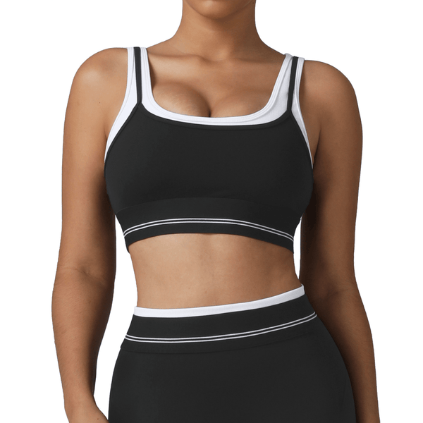 Sports Bra with Padded Support, Yoga Bra for Women, Fitness Vest with Built-in Pads, Workout Top with Fixed Padding - Premium Fitness & Activewear for Men & Women|UK