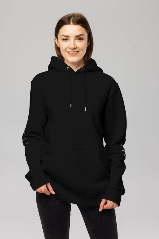 Stylish Streetwear Hoodie - Eco - Friendly 100% Organic Cotton with Unique Branding Details - Allen - Fitness