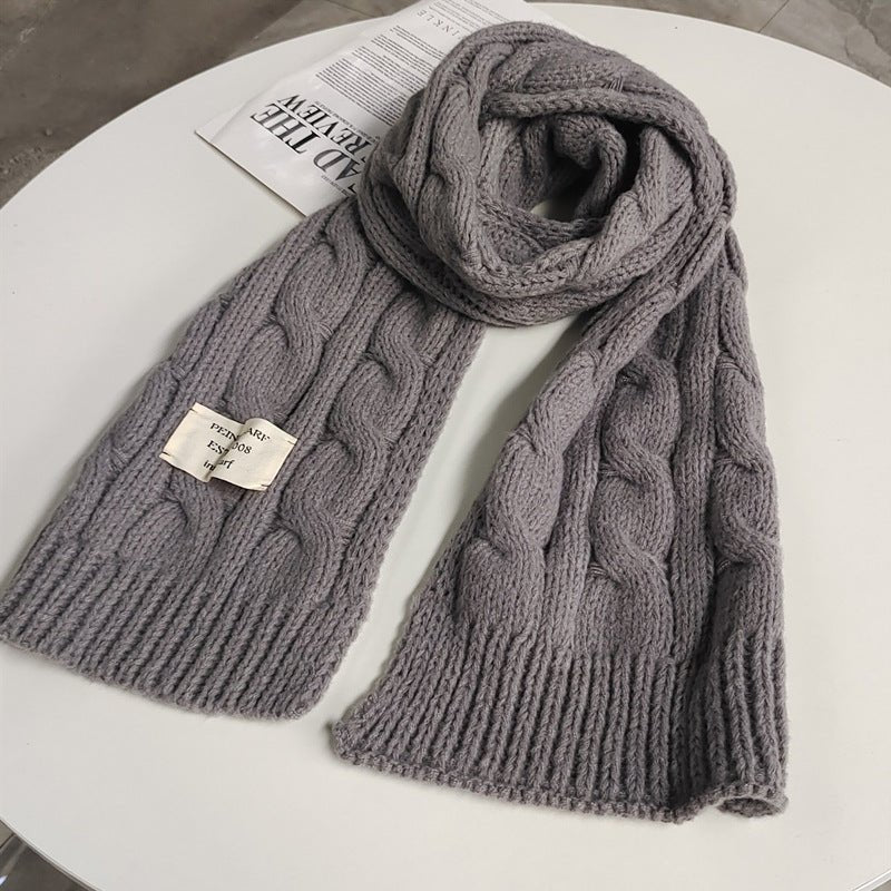 Sweet Labeling 8 - word Twist Apricot Small Scarf - Allen - Fitness
