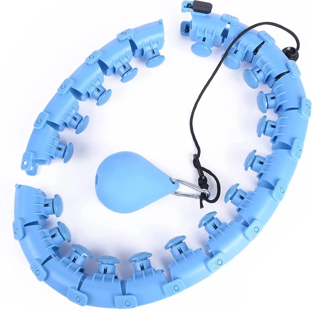 Weighted Hula Hoop – Adjustable Fit Hoop for Weight Loss - Allen - Fitness