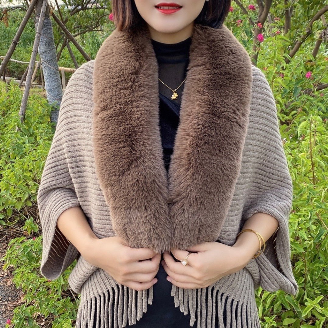 Women's Fashion Coat: Personalized Cashmere Knitted Cardigan with Monochrome Pattern, Warm & Stylish - Allen - Fitness
