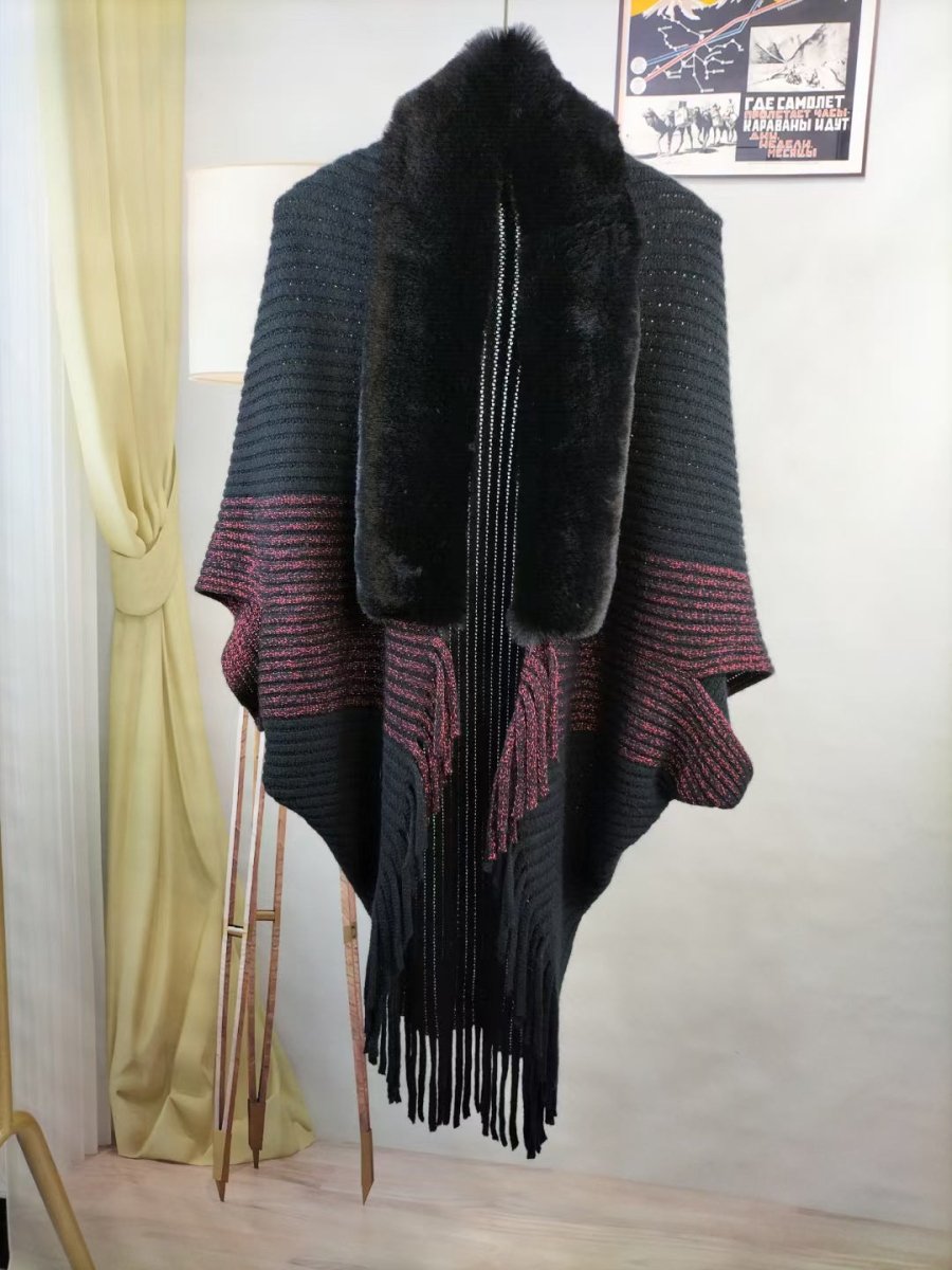 Women's Fashion Coat: Personalized Cashmere Knitted Cardigan with Monochrome Pattern, Warm & Stylish - Allen - Fitness