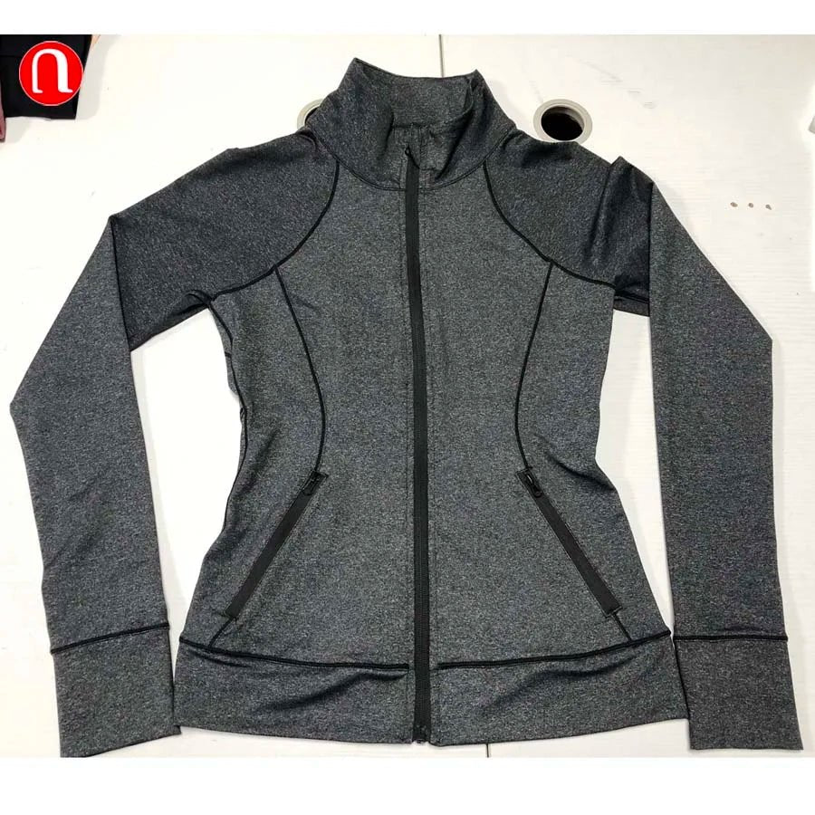 Women's Running Jackets - Long Sleeve Yoga Fitness Workout Jacket for Active Women - Allen - Fitness