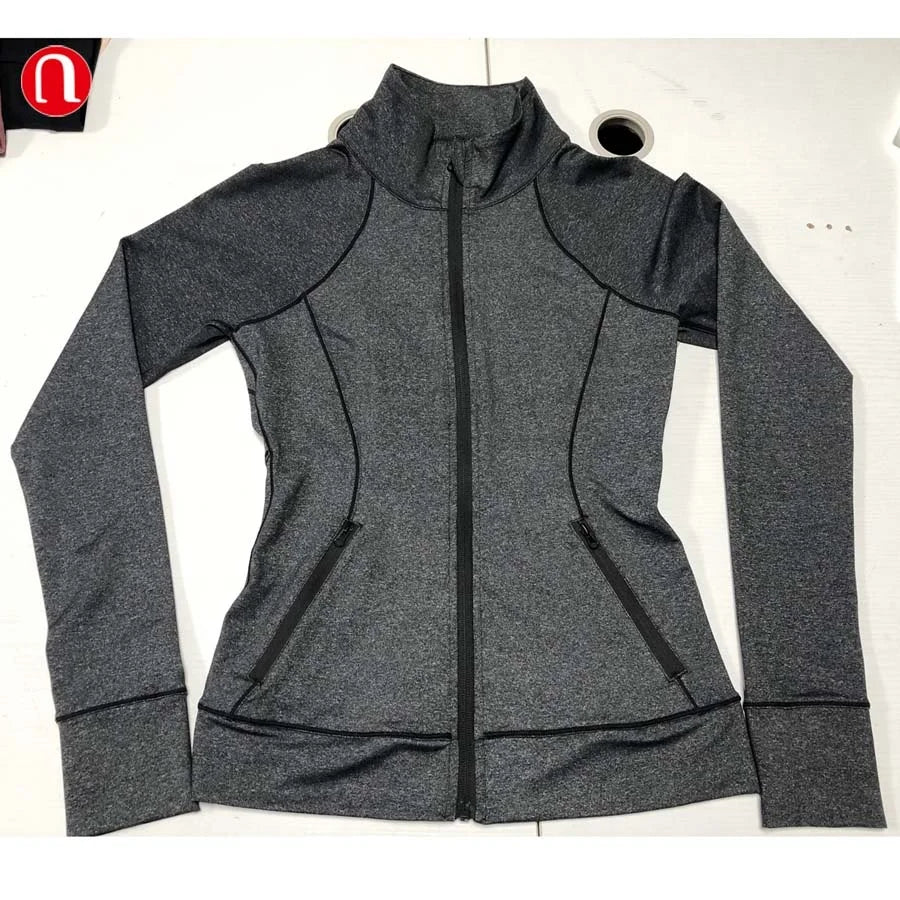 Women's Running Jackets - Long Sleeve Yoga Fitness Workout Jacket for Active Women - Allen - Fitness