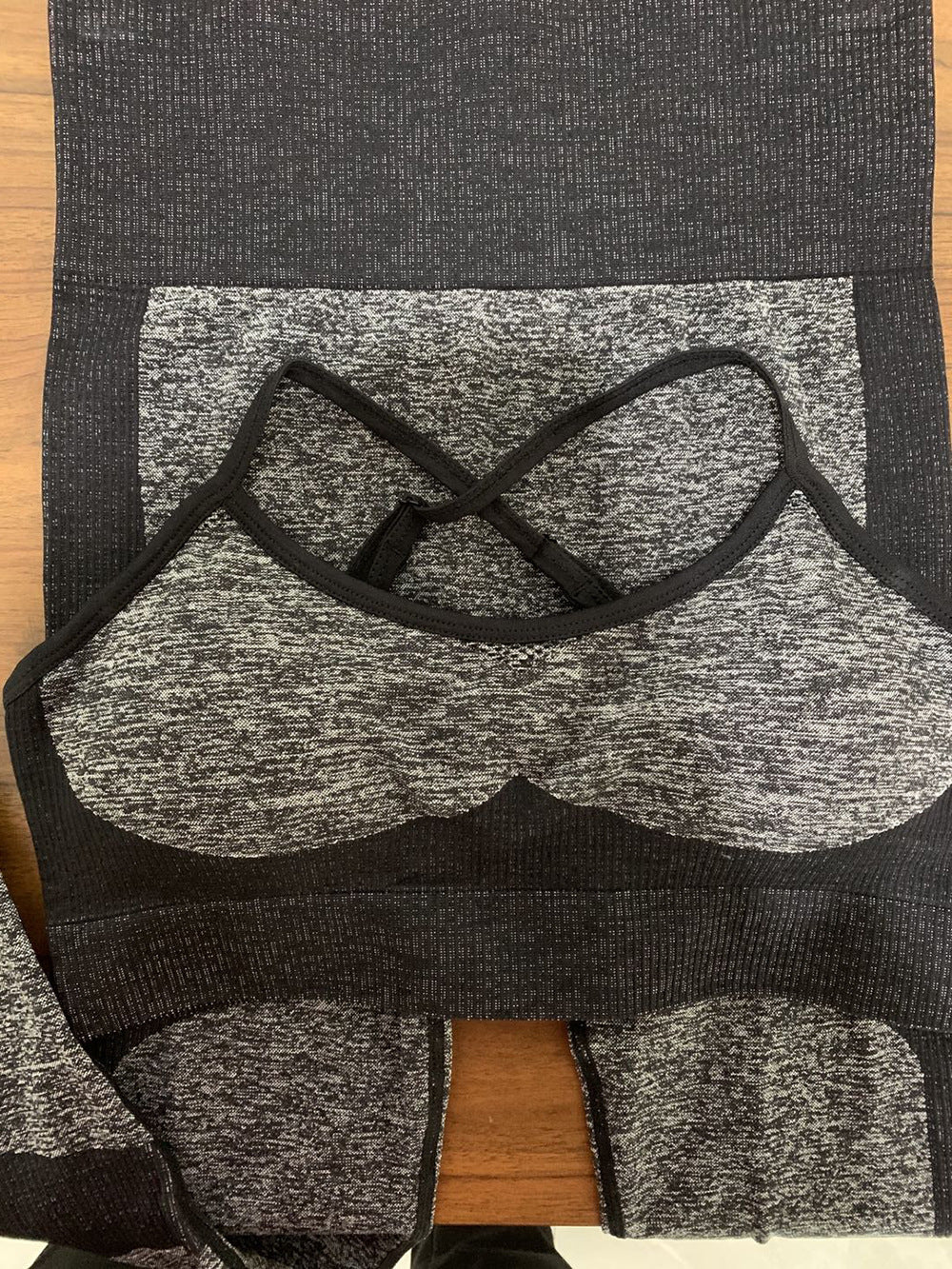 Hot Sale Women Sports Leggings Fitted Active Fitness two pieces Compression Yoga wear Sports Bra - Allen Fitness
