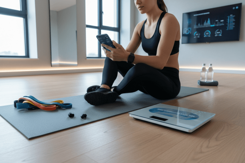 Unleash Your Home Workouts: Top 10 Fitness Apps and Gadgets!" → "Home workout apps and fitness gadgets for effective trainin