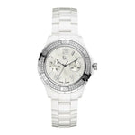 Ladies' Watch GC Watches X69111L11 - Elegant 36mm White Ceramic Quartz Timepiece - Allen-Fitness