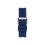 Men's Watch GC Watches Z07001G7MF - 44mm Stainless Steel Case, Blue Silicone Strap, 10 ATM Water Resistant - Allen-Fitness